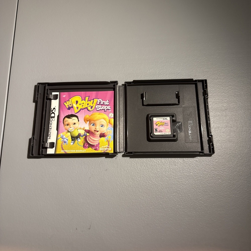 My Baby First Steps Nintendo Ds, CIB, Complete With Manual